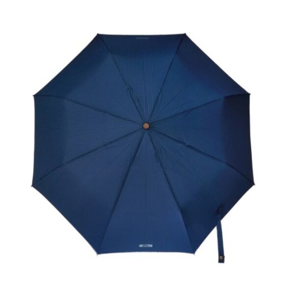 Moschino Other - Moschino Italian Designer Navy Polyester Compact Umbrella